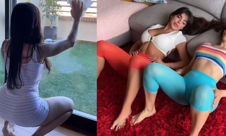 Fitness girls captivate their followers with their sensual routines
