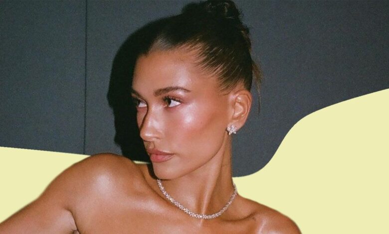 Hailey Bieber's Milky Black Nails Are the Perfect Anti-Glazed Donut Manicure for Summer