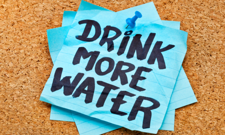 drink more water hydrate