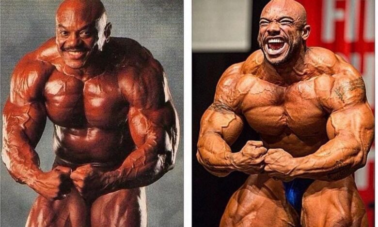 “Pops Looks Tiny”: Legendary Bodybuilder’s Son Puts Up Strikingly Similar Father-Son Pictures, Sparking Debates in Fitness World