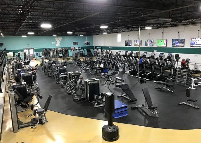 The Old Colony YMCA main fitness center has updated exercise equipment for members to do various workouts.