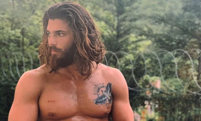 The actor Can Yaman and the brutal training to burst his muscles