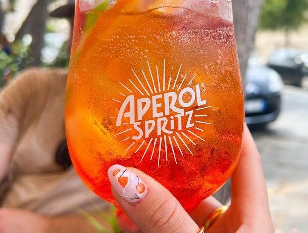 Aperol Spritz nails are the most refreshing nail trend for summer 2023