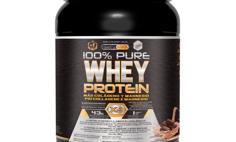 Pure Whey Protein with Collagen + Magnesium |  Improve your workouts |  Protects and increases muscle mass |  1000g of protein (Chocolate)