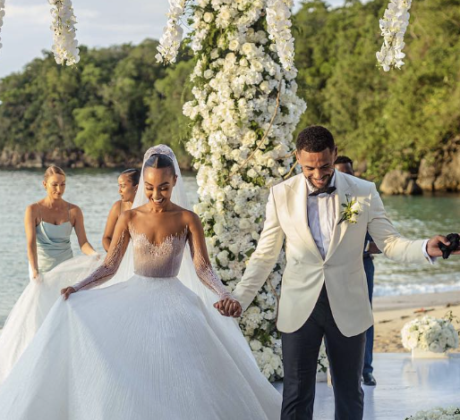 Leigh-Anne Pinnock just shared her first wedding dress pictures and our jaws are on the floor