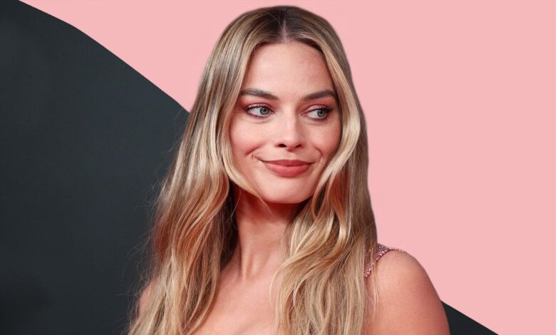 Margot Robbie Trades in a Pink Suit for a Ballerina Dress to Channel Day-to-Night Barbie