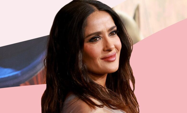 Salma Hayek Just Brought Barbiecore to the Pool