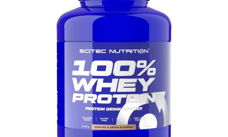 Scitec Nutrition 100% Whey Protein to gain muscle
