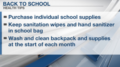 Tips to help kids go back to school in good health