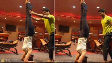 Vaani Kapoor's "Almost" Perfect Headstand Stands The Perfect Chance For Our Weekend Fitness Motivation