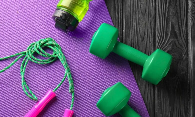 Weights and other gym accessories to train anywhere this summer