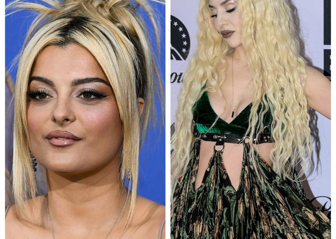 Artists have faced unwarranted attacks from fans in recent days at concerts – a man was charged with assault after hitting Bebe Rexha (left) with a phone earlier this month, and an audience member slapped Ava Max (right) and scratched the inside of her eye last week.