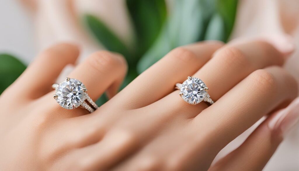 moissanite rings for weight loss