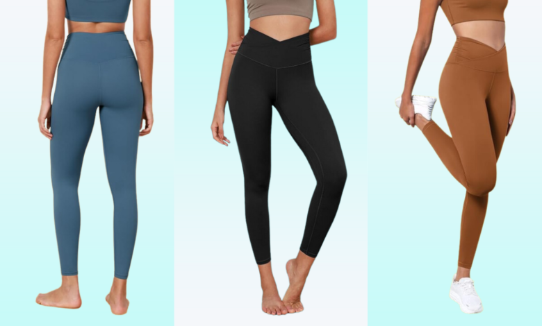 Shoppers adore these soft, smoothing cross-waist leggings, on sale for $20
