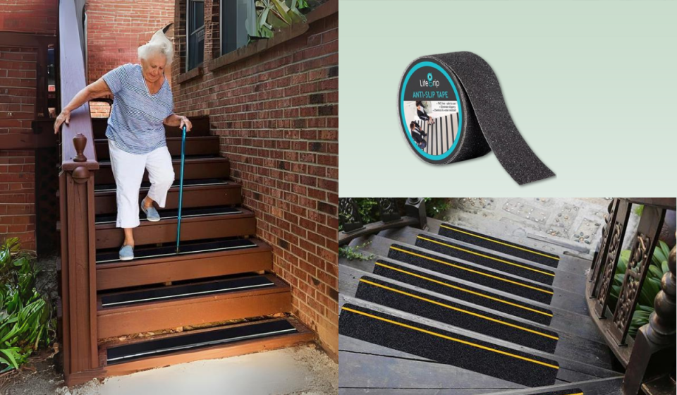You'll have peace of mind with every step up or down with this anti-slip traction tape.