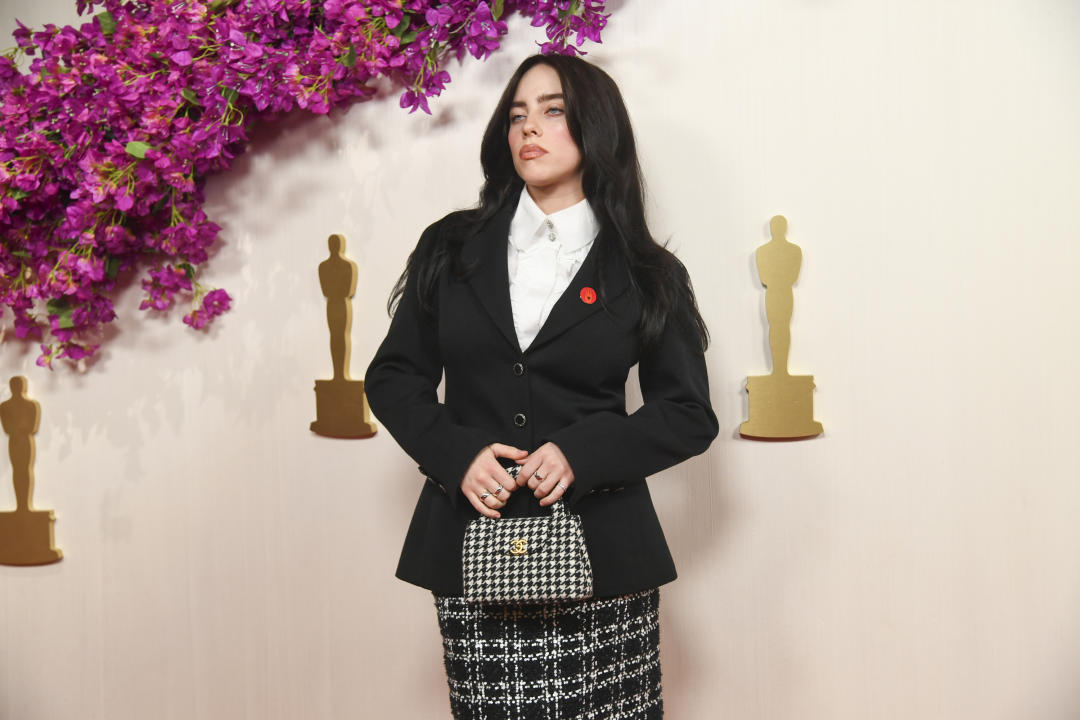 Billie Eilish at the 96th Annual Oscars held at Ovation Hollywood on March 10, 2024 in Los Angeles, California. (Photo by Alberto Rodriguez/Variety via Getty Images)