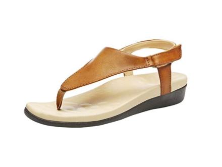 These arch support sandals are on sale at Amazon