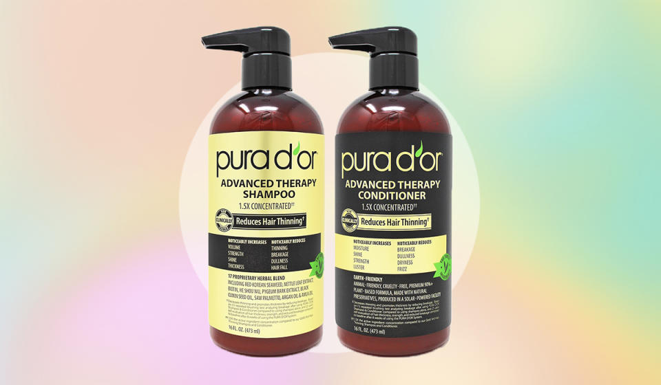 Pura D'Or shampoo and conditioner