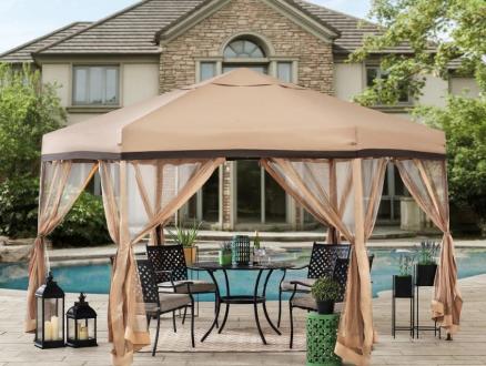 This $150 gazebo from Wayfair — it's over 50% off right now — will transform your summer