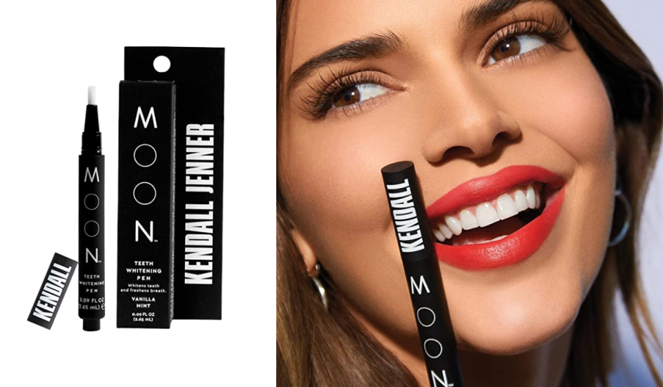 kendall jenner and the Moon teeth whitening pen with packaging																																																																																																																												Teeth winbt