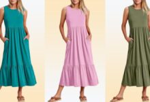 Shoppers say this comfy dress — now just $34 — 'falls perfectly to camouflage my pouchy belly'