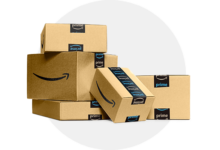 Amazon Prime shipping boxes.