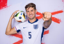 BLANKENHAIN, GERMANY - JUNE 11: (EDITOR’S NOTE: Image has been digitally enhanced.) John Stones of England poses for a portrait during the England Portrait session ahead of the UEFA EURO 2024 Germany on June 11, 2024 in Blankenhain, Germany. (Photo by Boris Streubel - UEFA/UEFA via Getty Images)