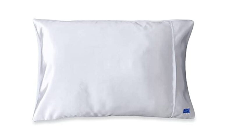 Love showering at night? This towel pillowcase dries your hair while you snooze