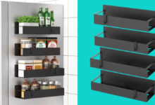 Running out of pantry space? These racks stick to your fridge — get 4 on sale for $20