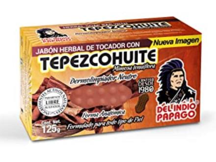 Del Indio Papago Neutral Bar Soap with Tepezcohuite