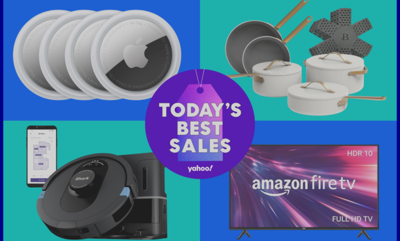 20% off AirTags, $50 off Drew Barrymore's cookware and more